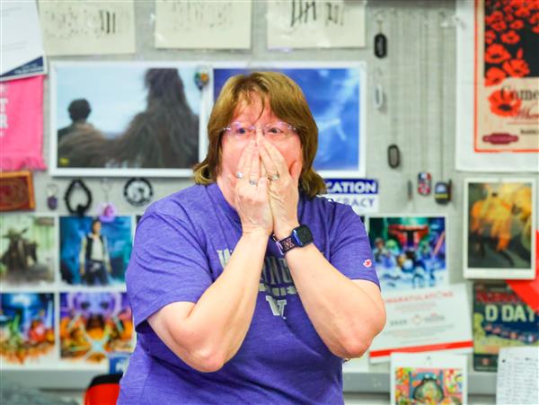 H-E-B surprises Dr. Adkins